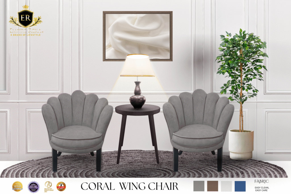Coral Wing Chair
